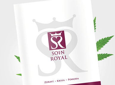 Produktový katalog kosmetiky Soin Royal - grafický návrh, sazba, tisk